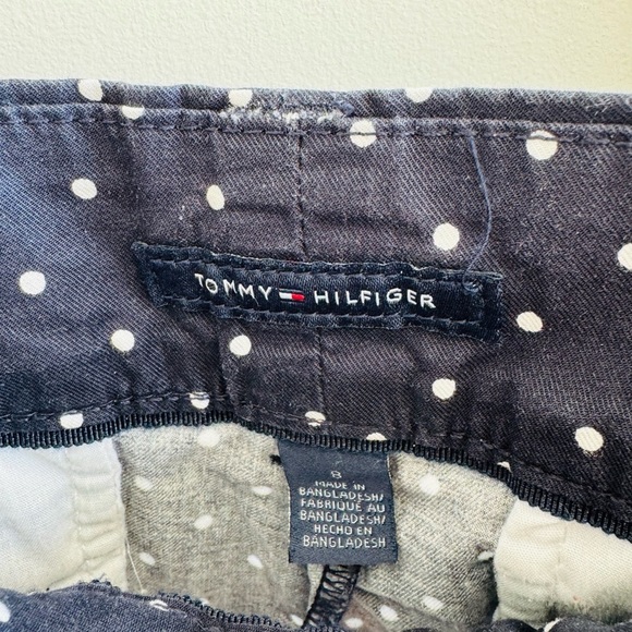 Tommy Hilfiger Navy Polka Dot Cotton Women's Shorts - Picture 5 of 5